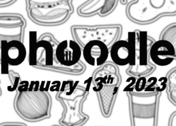 Daily Phoodle - 13th January 2023