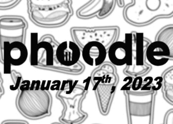 Daily Phoodle - 17th January 2023
