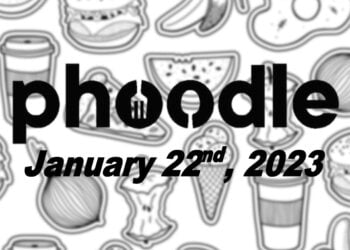 Daily Phoodle - 22nd January 2023