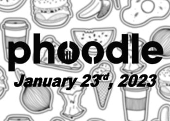 Daily Phoodle - 23rd January 2023