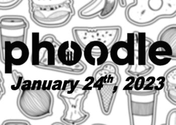 Daily Phoodle - 24th January 2023