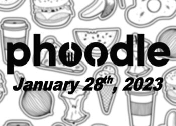 Daily Phoodle - 28th January 2023