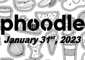Daily Phoodle - 31st January 2023