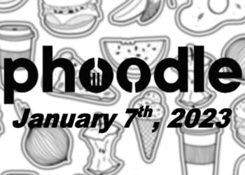 Daily Phoodle - 7th January 2023