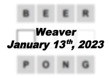 Daily Weaver - 13th January 2023
