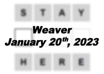 Daily Weaver - 20th January 2023
