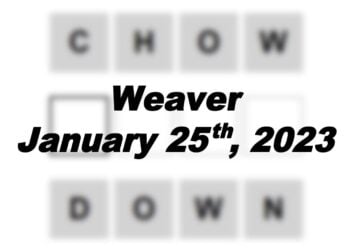 Daily Weaver - 25th January 2023