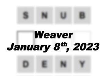 Daily Weaver - 8th January 2023