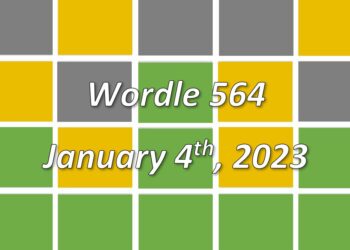 Daily Wordle 564 - 4th January 2023