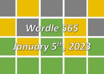 Daily Wordle 565 - 5th January 2023