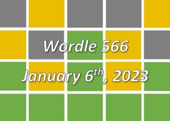 Daily Wordle 566 - 6th January 2023