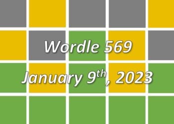 Daily Wordle 569 - 9th January 2023