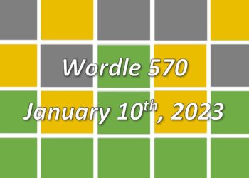 Daily Wordle 570 - 10th January 2023