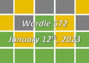 Daily Wordle 572 - 12th January 2023