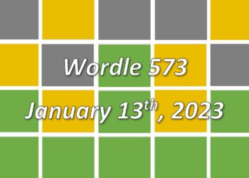 Daily Wordle 573 - 13th January 2023