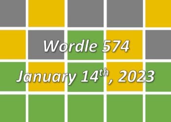 Daily Wordle 574 - 14th January 2023