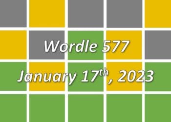 ‘Wordle’ Answer Today 577 January 17 2023 – Hints and Solution (1/17/23)
