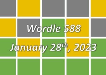 Daily Wordle 588 - 28th January 2023