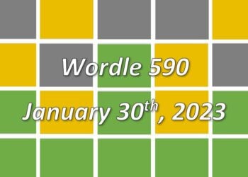 Daily Wordle 590 - 30th January 2023