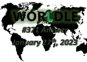 Daily Worldle 371 Answers - January 27th 2023