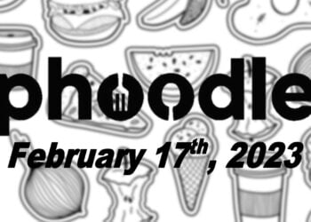 Daily Phoodle - 17th February 2023