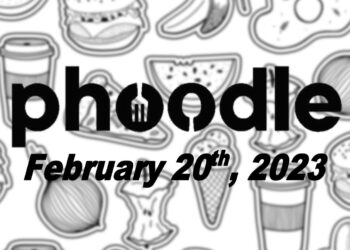 Daily Phoodle - 20th February 2023