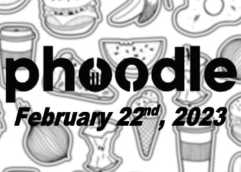 Daily Phoodle - 22nd February 2023
