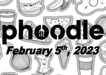 Daily Phoodle - 5th February 2023