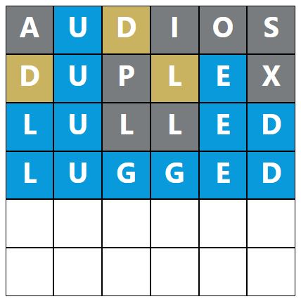 Daily Word Hurdle #787 Morning Answer - 15th February 2023