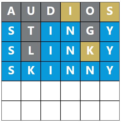 Daily Word Hurdle #789 Morning Answer - 16th February 2023