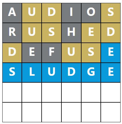 Daily Word Hurdle #792 Afternoon Answer - 17th February 2023