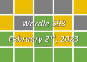 Daily Wordle 593 - 2nd February 2023