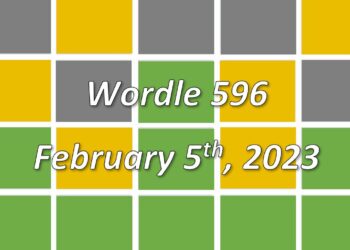 Daily Wordle 596 - 5th February 2023