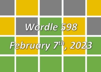 Daily Wordle 598 - 7th February 2023