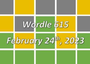 Daily Wordle 615 - 24th February 2023