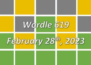 Daily Wordle 619 - 28th February 2023