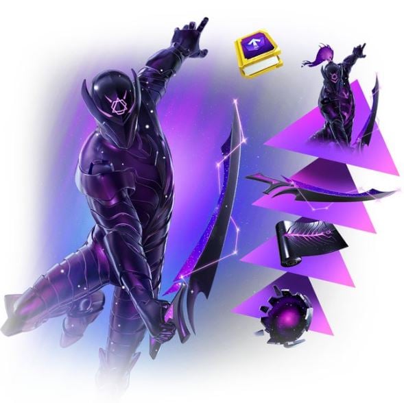 Galaxy Knight Fortnite Level Up Quest Pack