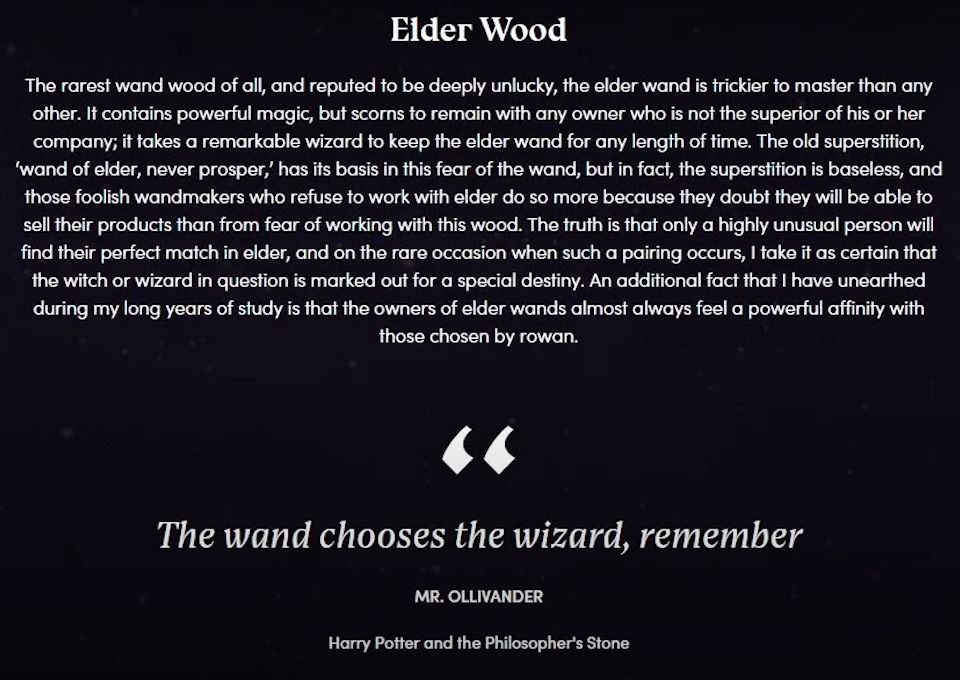 Hogwarts Legacy Elder Wood