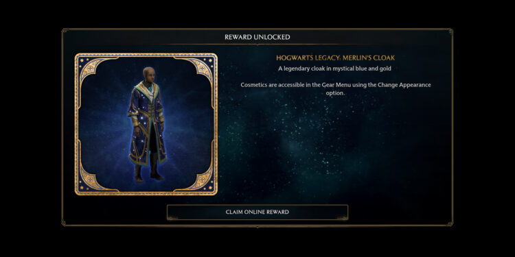 Hogwarts Legacy Merlin's Cloak Claimed
