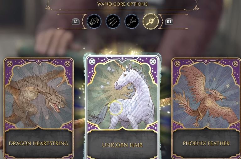 Wand Core Hogwarts Legacy