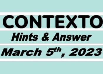 Daily Contexto 168 - March 5th 2023