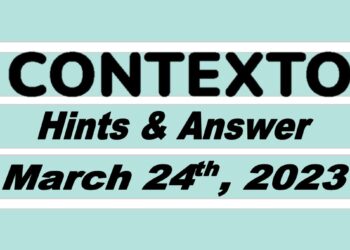 Daily Contexto 187 - March 24th 2023