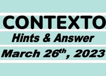 Daily Contexto 189 - March 26th 2023