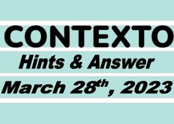 Daily Contexto 191 - March 28th 2023