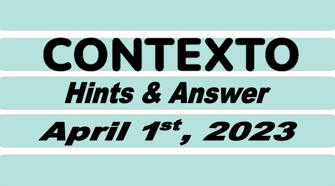 Daily Contexto 195 - April 1st 2023