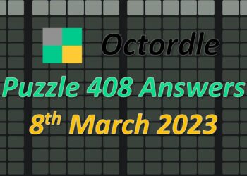 Daily Octordle 408 - March 8th 2023