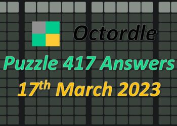 Daily Octordle 417 - March 17th 2023