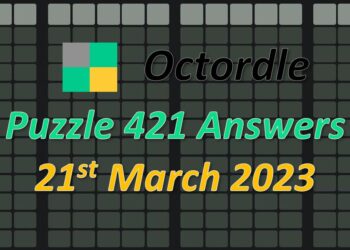Daily Octordle 421 - March 21st 2023