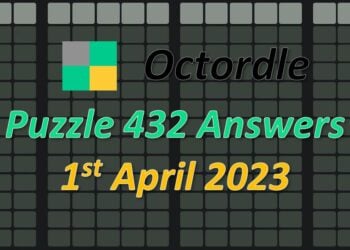 Daily Octordle 432 - April 1st 2023