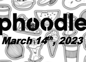Daily Phoodle - 14th March 2023
